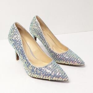 Jessica Simpson Nettles Pumps, Silver, Women's 6.5